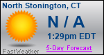 Weather Forecast for North Stonington, CT