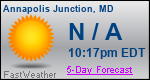 Weather Forecast for Annapolis Junction, MD