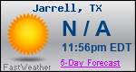 Weather Forecast for Jarrell, TX