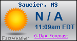Weather Forecast for Saucier, MS