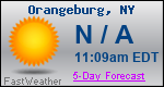 Weather Forecast for Orangeburg, NY