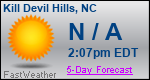 Weather Forecast for Kill Devil Hills, NC