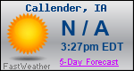 Weather Forecast for Callender, IA