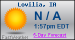 Weather Forecast for Lovilia, IA