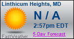 Weather Forecast for Linthicum Heights, MD
