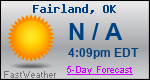 Weather Forecast for Fairland, OK