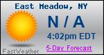 Weather Forecast for East Meadow, NY