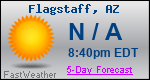 Weather Forecast for Flagstaff, AZ