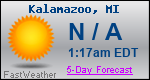 Weather Forecast for Kalamazoo, MI