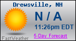 Weather Forecast for Drewsville, NH