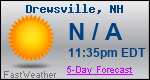 Weather Forecast for Drewsville, NH