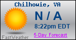 Weather Forecast for Chilhowie, VA