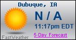 Weather Forecast for Dubuque, IA