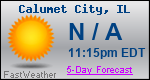 Weather Forecast for Calumet City, IL