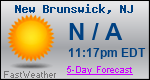 Weather Forecast for New Brunswick, NJ