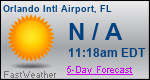 Weather Forecast for Orlando International Airport, FL