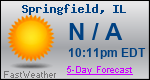 Weather Forecast for Springfield, IL