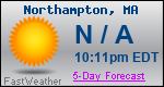 Weather Forecast for Northampton, MA