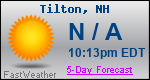 Weather Forecast for Tilton, NH