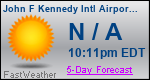 Weather Forecast for John F Kennedy International Airport, NY