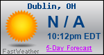 Weather Forecast for Dublin, OH