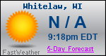 Weather Forecast for Whitelaw, WI