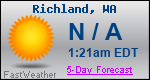 Weather Forecast for Richland, WA