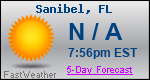 Weather Forecast for Sanibel, FL