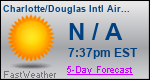 Weather Forecast for Charlotte/Douglas International Airport, NC