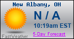 Weather Forecast for New Albany, OH