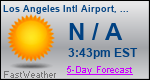 Weather Forecast for Los Angeles International Airport, CA