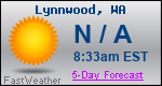 Weather Forecast for Lynnwood, WA