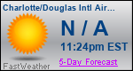 Weather Forecast for Charlotte/Douglas International Airport, NC