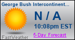 Weather Forecast for George Bush Intercontinental/Houston Airport, TX