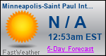 Weather Forecast for Minneapolis-Saint Paul International Airport, MN