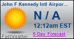 Weather Forecast for John F Kennedy International Airport, NY