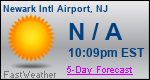 Weather Forecast for Newark International Airport, NJ