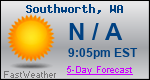 Weather Forecast for Southworth, WA