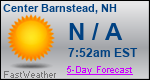 Weather Forecast for Center Barnstead, NH