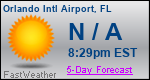 Weather Forecast for Orlando International Airport, FL