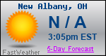 Weather Forecast for New Albany, OH