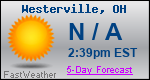 Weather Forecast for Westerville, OH