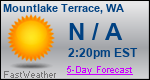 Weather Forecast for Mountlake Terrace, WA