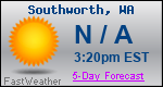 Weather Forecast for Southworth, WA