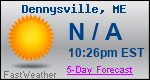 Weather Forecast for Dennysville, ME