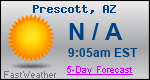 Weather Forecast for Prescott, AZ