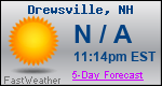 Weather Forecast for Drewsville, NH