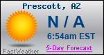 Weather Forecast for Prescott, AZ