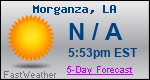 Weather Forecast for Morganza, LA