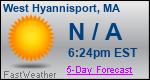 Weather Forecast for West Hyannisport, MA